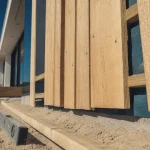 Mur bois exterieur avec bardage extérieur et lame d’air