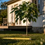 Paulownia distance maison : 5 m à 15 m, mesurer au jardin