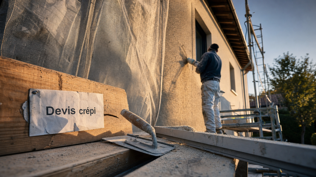 Prix crepi maison 100m2 : devis crépi sur façade