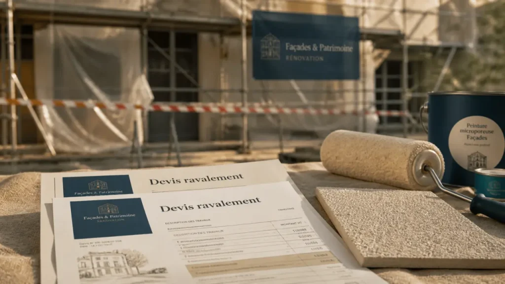 Échafaudage, préparation et finition : ce qui fait vraiment le prix d’un devis de ravalement de façade