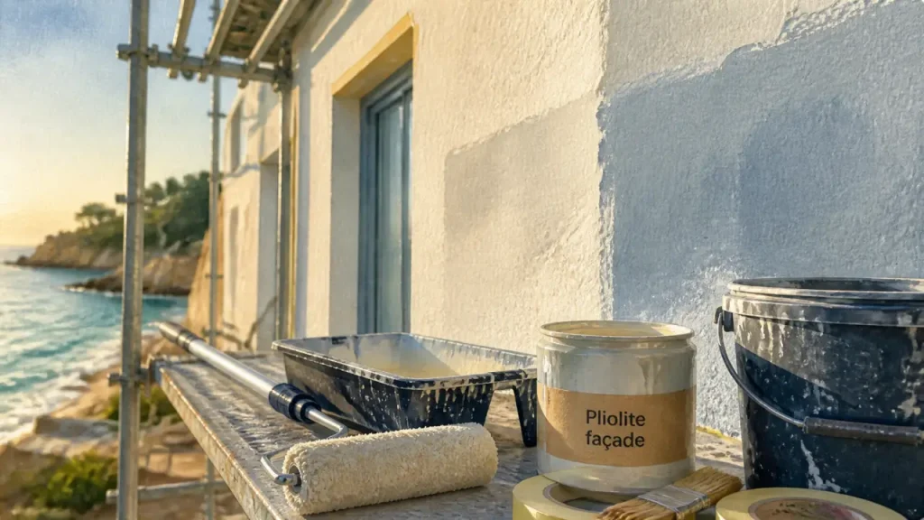Peinture à la pliolite : façade respirante, odeur tenace et vrai prix au m²