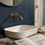 Revetement mural pour salle de bain étanche, pose facile, joints et silicone soignés