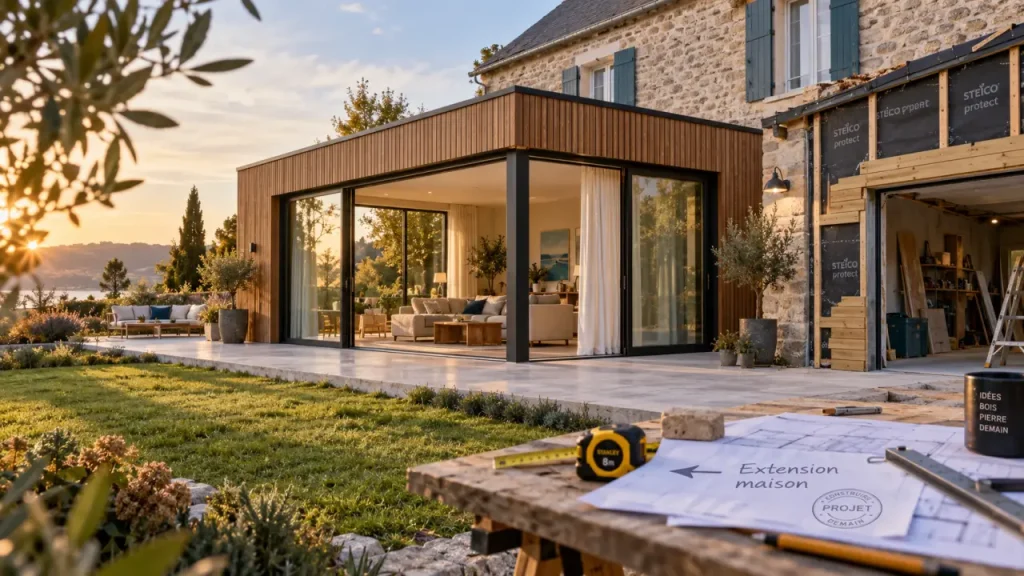 Gagner une pièce sans sacrifier le jardin : les choix clés pour une extension en Loire-Atlantique