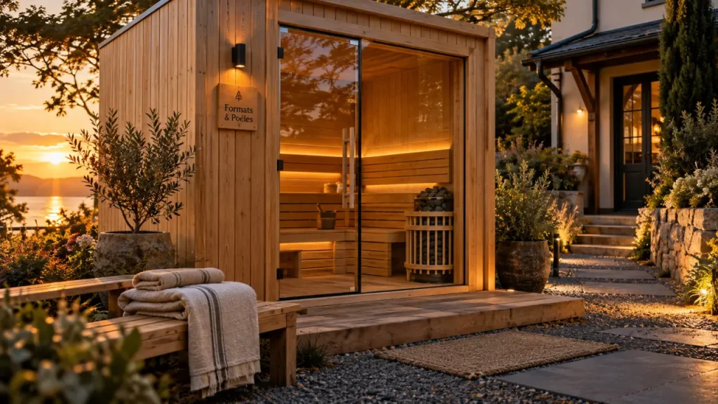 Sauna extérieur : le bon format, le bon poêle et aucun coût oublié